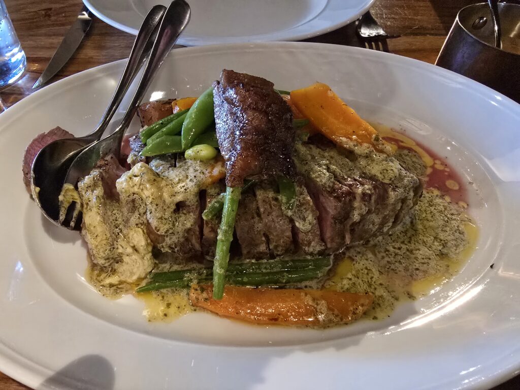 Hoofdgerecht gerijpte entrecote
